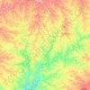 Carte topographique Virmond, altitude, relief