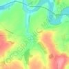 Carte topographique Marizy-Saint-Mard, altitude, relief