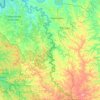 Carte topographique Rio San Antonio, altitude, relief