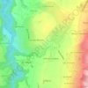 Carte topographique 74540, altitude, relief