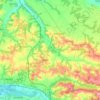 Carte topographique 40290, altitude, relief