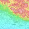 Carte topographique Nainital, altitude, relief