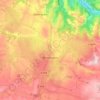 Carte topographique Montbazens, altitude, relief