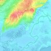 Carte topographique 30800, altitude, relief