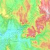 Carte topographique Yarra-Ranges-Nationalpark, altitude, relief