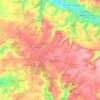 Carte topographique 80370, altitude, relief