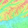 Carte topographique 82200, altitude, relief
