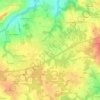 Carte topographique Vildé-Guingalan, altitude, relief