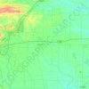 Carte topographique Lonoke County, altitude, relief