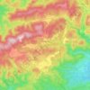 Carte topographique Pardailhan, altitude, relief