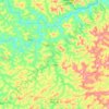 Carte topographique Lamim, altitude, relief