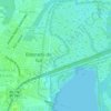 Carte topographique Cidade Verde, altitude, relief