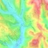 Carte topographique Camburat, altitude, relief