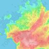 Carte topographique 22560, altitude, relief