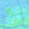 Carte topographique Vlaardingen, altitude, relief