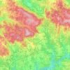 Carte topographique 87340, altitude, relief