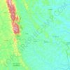 Carte topographique Varzedo, altitude, relief