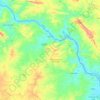 Carte topographique Gararu, altitude, relief