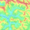 Carte topographique Cătina, altitude, relief