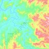 Carte topographique Befeta, altitude, relief