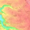 Carte topographique Morainville-Jouveaux, altitude, relief