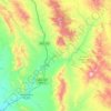 Carte topographique Imuris, altitude, relief