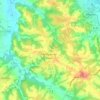 Carte topographique Arblade-le-Haut, altitude, relief