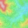 Carte topographique Émeringes, altitude, relief