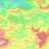 Carte topographique Erraguene, altitude, relief