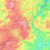 Carte topographique 22100, altitude, relief