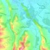 Carte topographique Lahourcade, altitude, relief