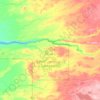 Carte topographique Eastmain (Village), altitude, relief