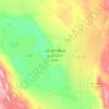 Carte topographique Lut Desert, altitude, relief
