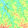 Carte topographique Town of Vermont, altitude, relief