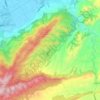 Carte topographique Algezares, altitude, relief