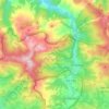 Carte topographique Trucios, altitude, relief