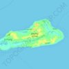 Carte topographique Jomalig Island, altitude, relief