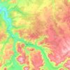 Carte topographique 21500, altitude, relief