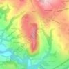 Carte topographique Saint-Sylvestre, altitude, relief