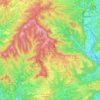 Carte topographique Castellnou de Bages, altitude, relief
