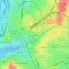 Carte topographique 1er Arrondissement, altitude, relief