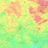 Carte topographique Mayenne, altitude, relief