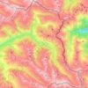 Carte topographique 05460, altitude, relief