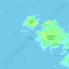Carte topographique Northern Harbour, altitude, relief