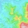 Carte topographique La Chapelle-sous-Uchon, altitude, relief