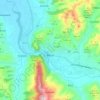 Carte topographique Berat, altitude, relief