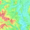 Carte topographique 72380, altitude, relief