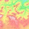 Carte topographique Daïra Djemila, altitude, relief