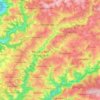 Carte topographique 53819, altitude, relief