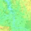 Carte topographique Eydelstedt, altitude, relief